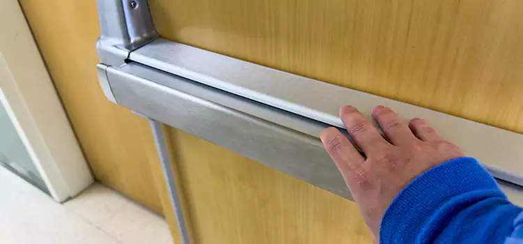 Installing a Push Bar on a Door Eastlake
